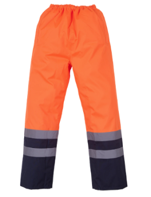 Yoko  Waterproof  YK217 Trouser- Orange/Navy